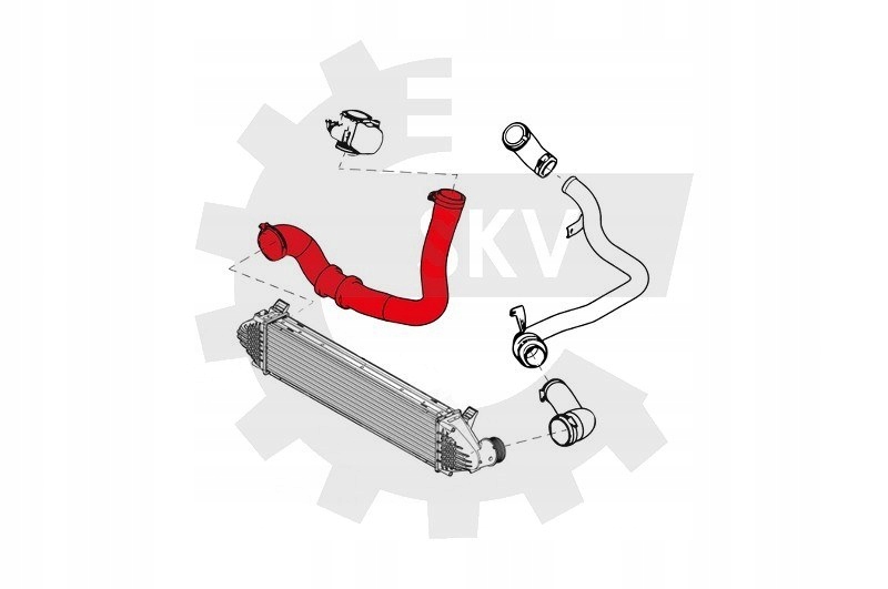 Шланг турбіни land rover range rover/ lr066436 Зі Шроту