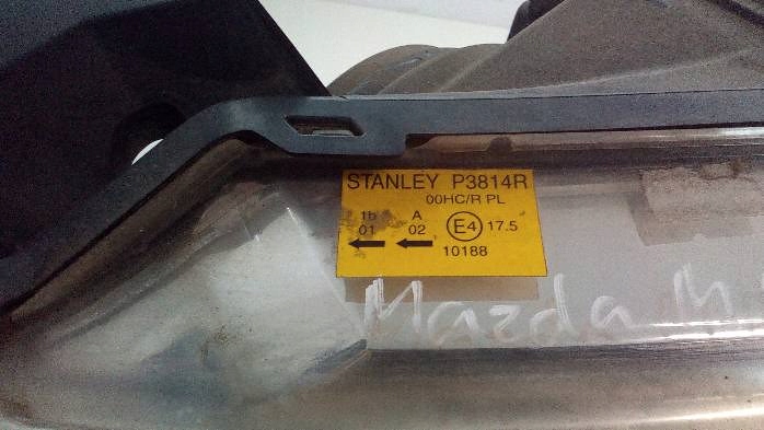 фото №7, Фара правый лампа перед mazda mpv ii 2004r.