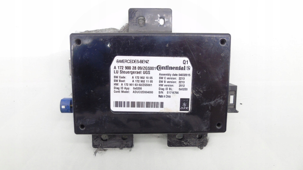 фото №1, Модуль блок управления круиз-контроль mercedes slk r172 a1729002809