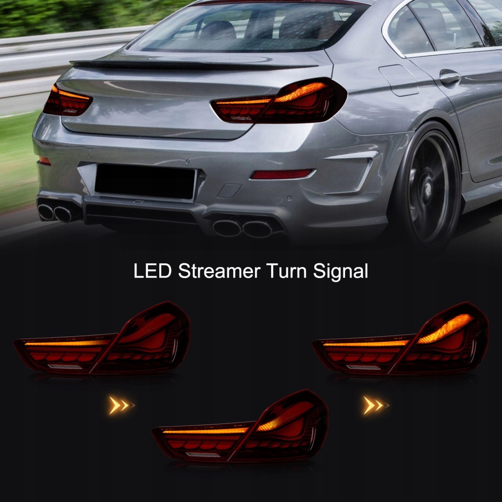 фото №11, Полный задние свет led do автомобилей bmw serii 6 m6 f06 f12 f13 2010-2017