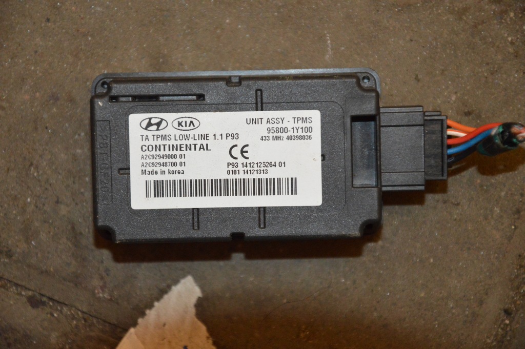фото №1, Kia picanto ii 5d модуль tpms 95800-1y100