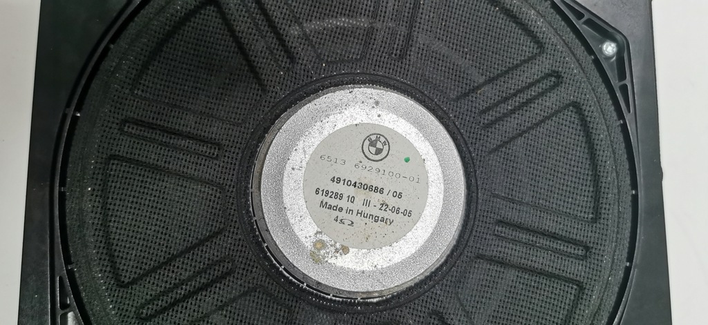 фото №6, Динамік низькочастотний сабвуфер лівий 6513 6990101-03 bmw x3 e83