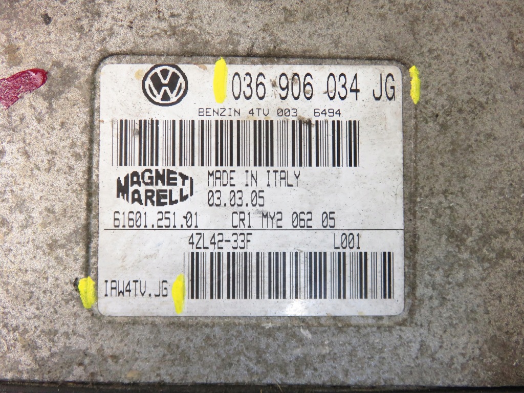 фото №9, Блок управления seat ibiza iii 6l1 1.4 16v 036906034jg iaw4tvjg