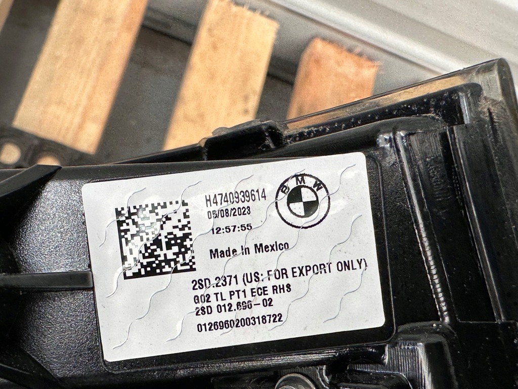 фото №11, Bmw x4 g02 lci m набір кришка багажника бампер лампи задня камера балка a300