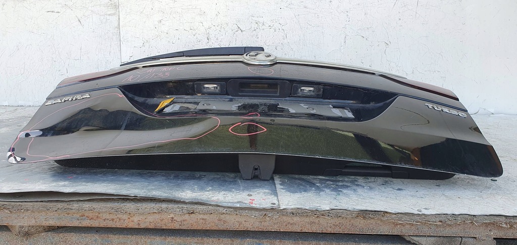 фото №9, Opel zafira c задня задня кришка багажника багажника