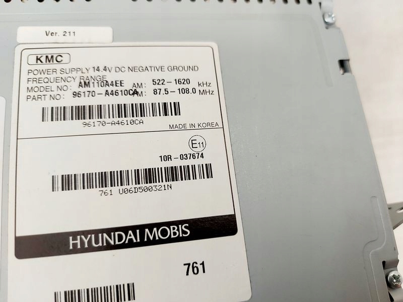 фото №7, Kia carens 4 iv радіопрогравач 96170-a4610