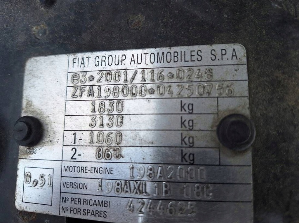 фото №8, Fiat bravo ii 1.6 mj jtd каталізатор фільтр dpf 55210499