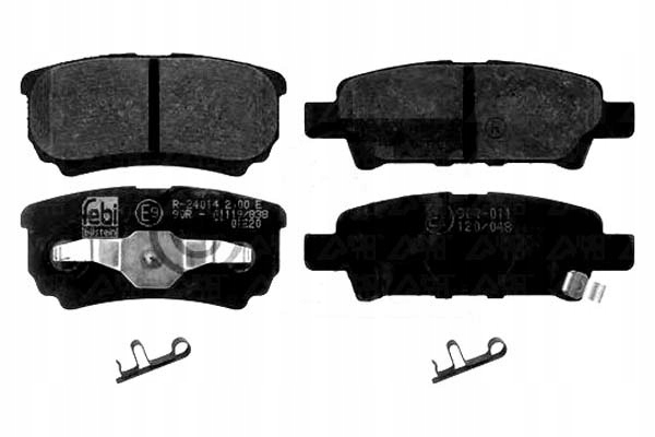 фото №1, Febi гальмівні колодки гальмівний. mitsubishi lancer 03- задня