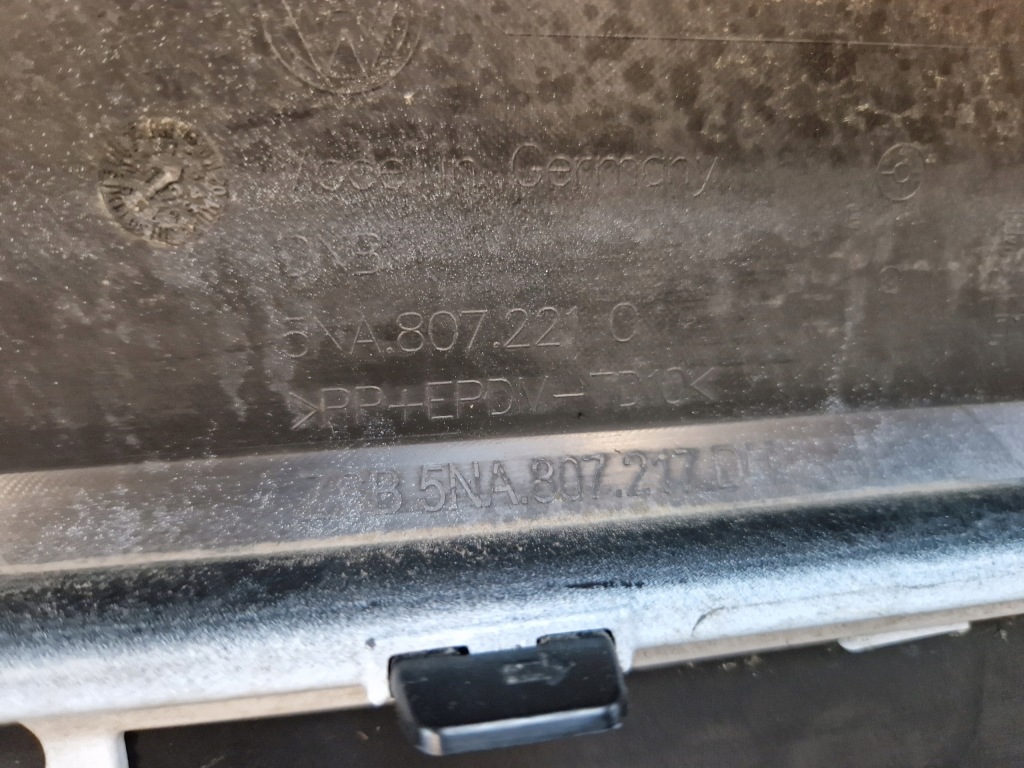 фото №10, Vw tiguan ii 2 lift 5n бампер передний перед решётка радиатора 5na807221