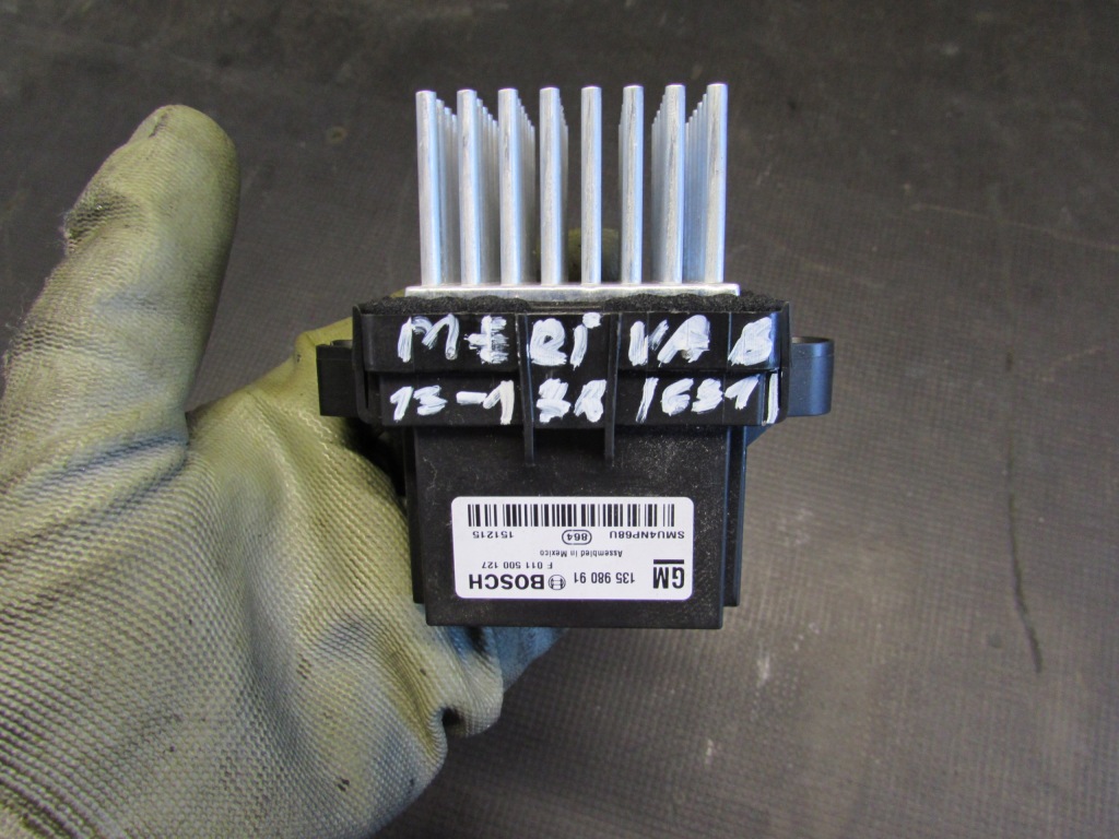 фото №1, Резистор вентилятор 13598091 opel meriva b 13-17r