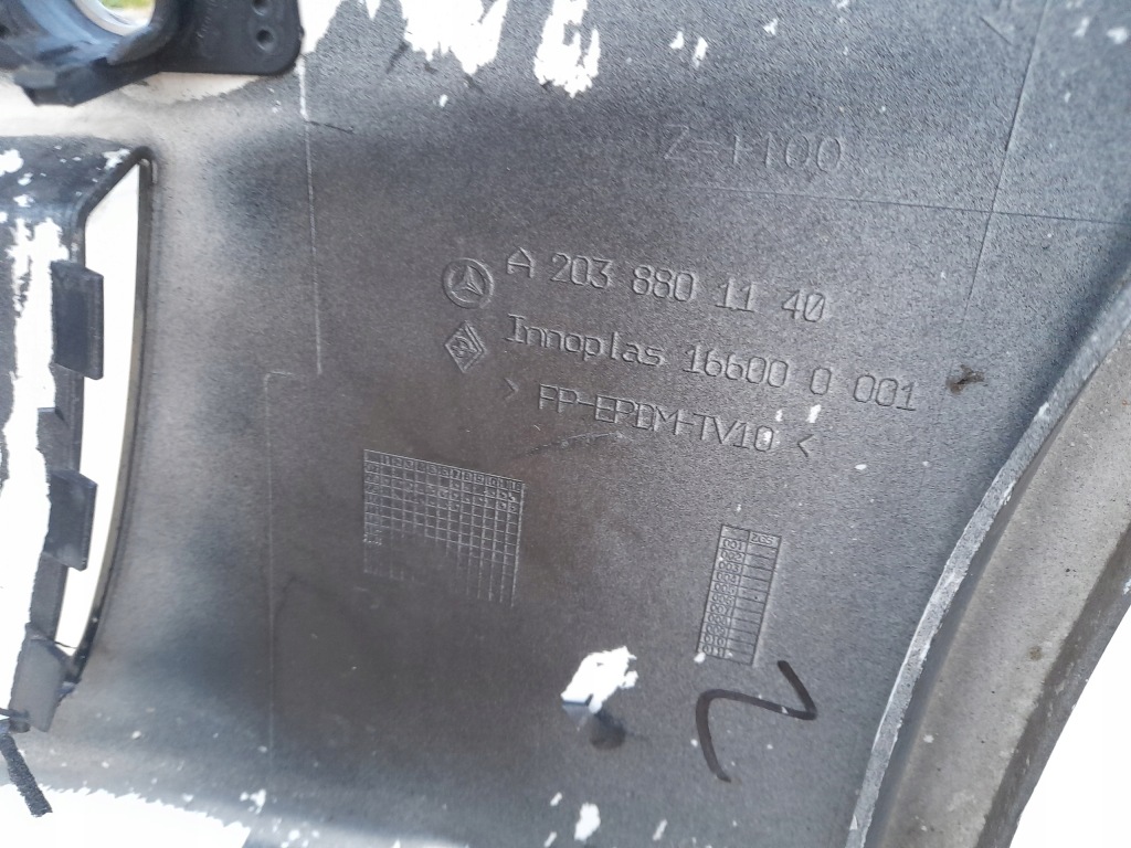 фото №9, Бампер перед mercedes w203 sport coupe ні клеєний