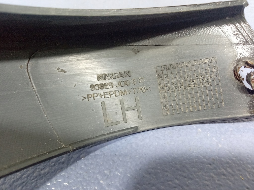 фото №9, Nissan qashqai i j10 молдинг крыла задняя левая 93829jd0
