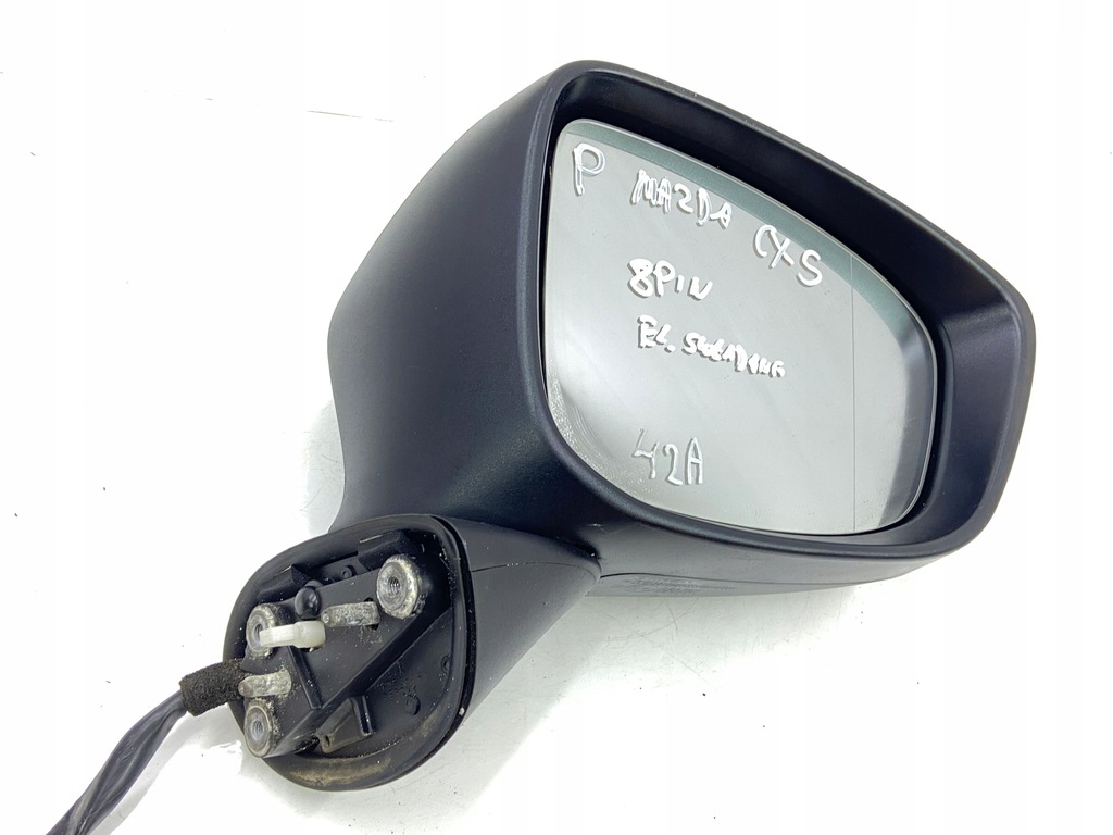 фото №12, Зеркало правое 42a электрически складной 8 pin mazda cx5 cx-5 i 2012-2014r.