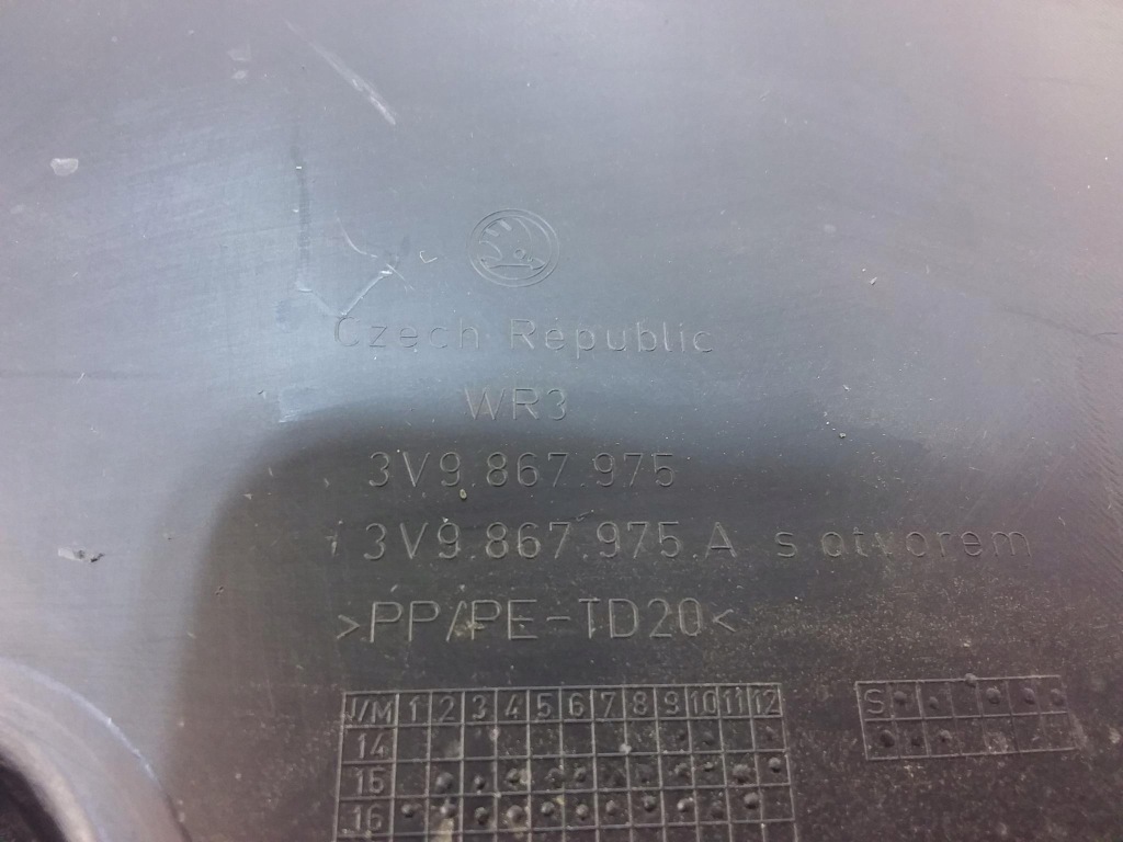 фото №8, Superb iii оббивка кришки багажника 3v9867975