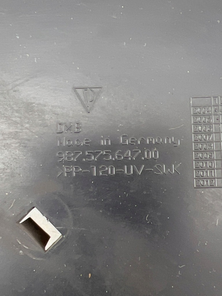 Porsche cayman 987 2006 труба впускний 98757564700 Зі Шроту