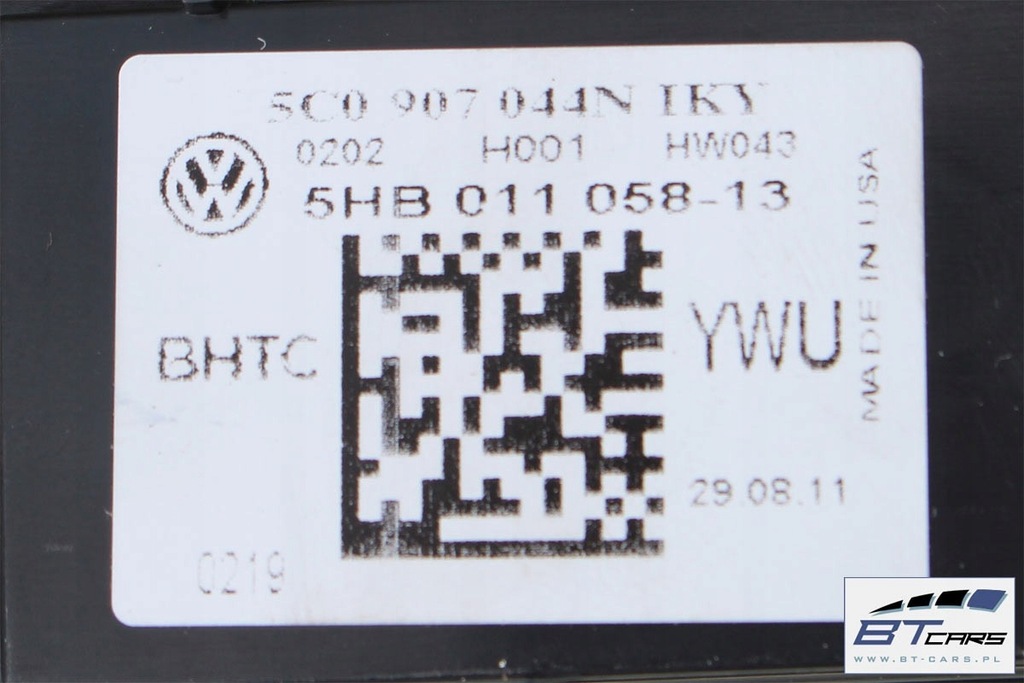 фото №7, Vw the beetle панель кондиціонера 5c0907044n модуль блок керування обдув кондиціонер 5