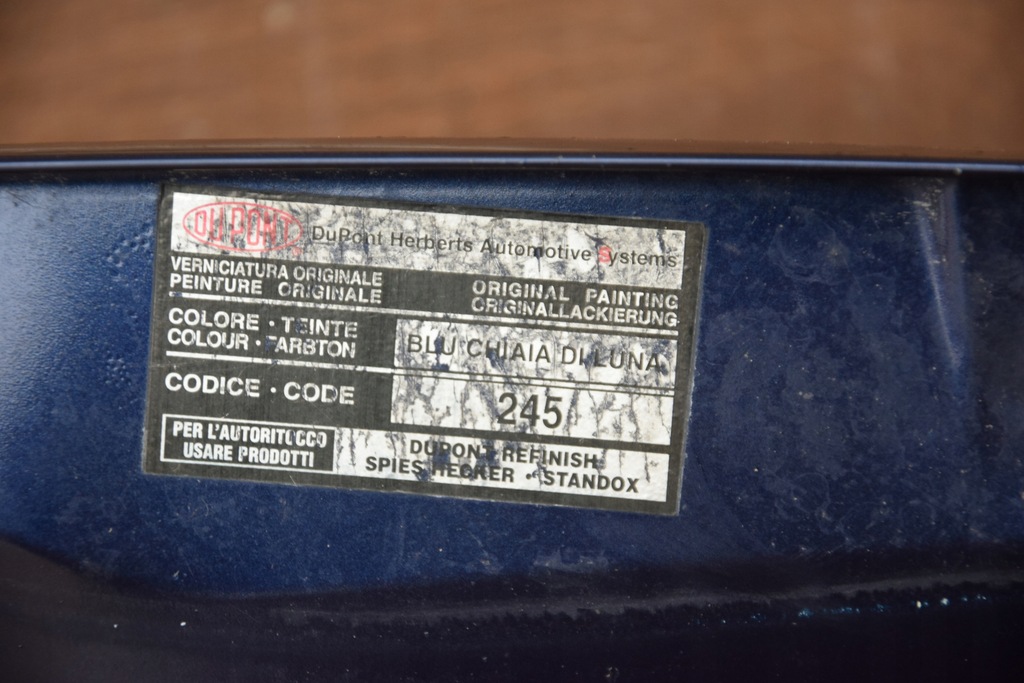 фото №10, Alfa romeo gt капот кришка двигуна 245 blu chiaia