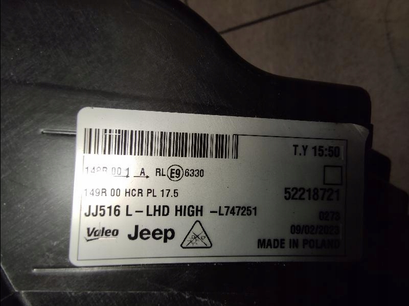 фото №14, Лампа передня перед jeep avenger performance