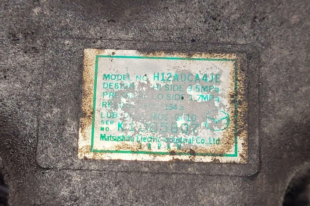 фото №7, Компрессор кондиционера mazda 6 estate gh h12a0ca4je 2.0l дизель 120kw