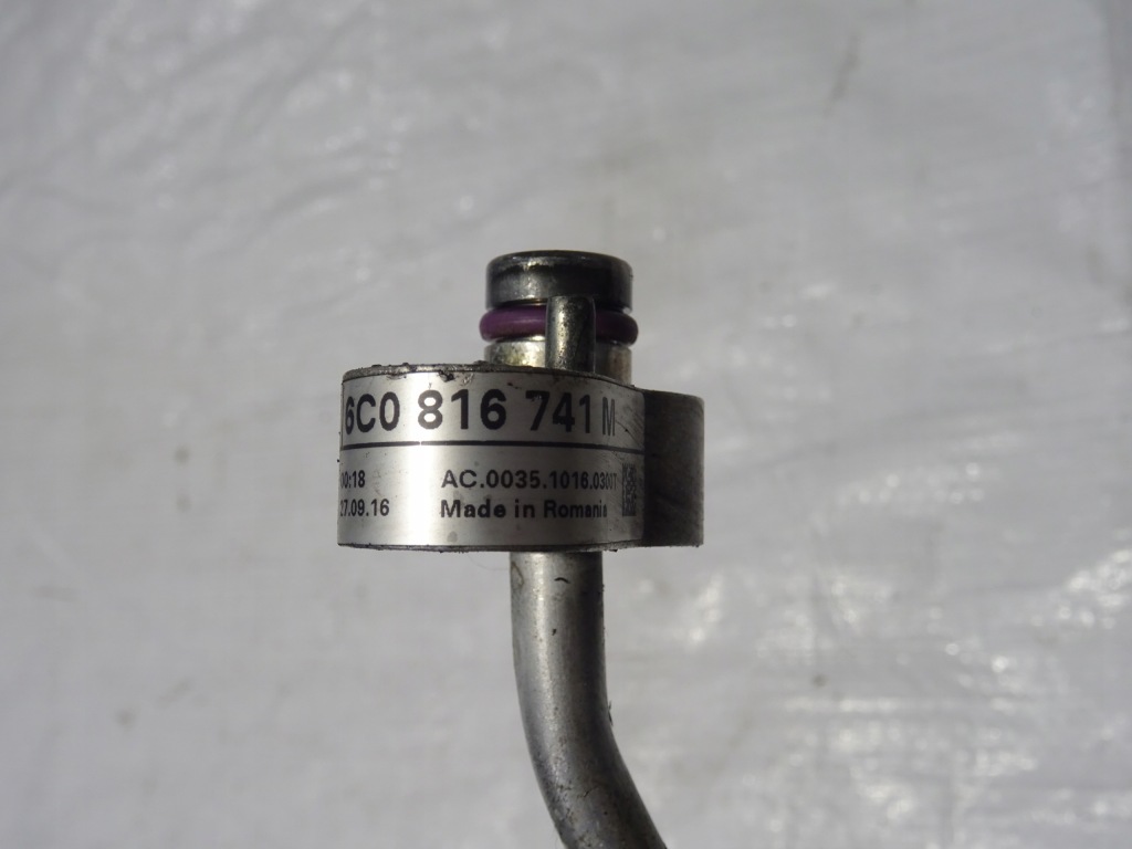 фото №8, Пабтрубок  шланг трубка кондиционера vw polo v 5 6c0 6c lift 1.4 tdi 6c0816741m
