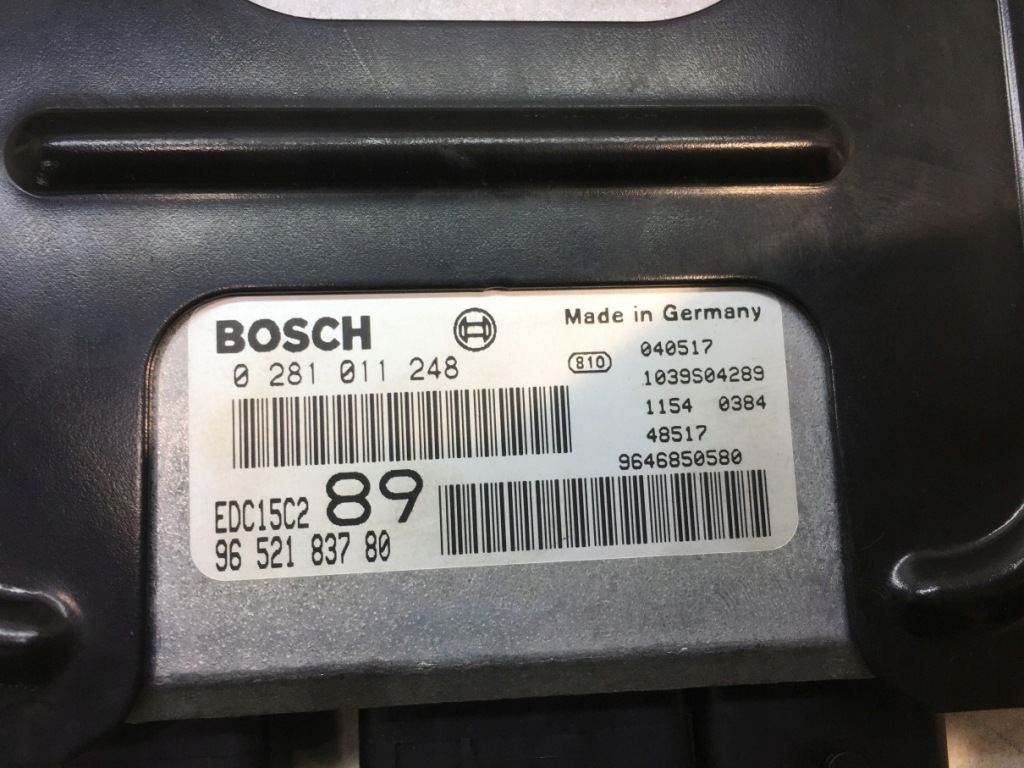 фото №5, Блок керування двигуна 307 2.0 hdi 0281011248 9652183780