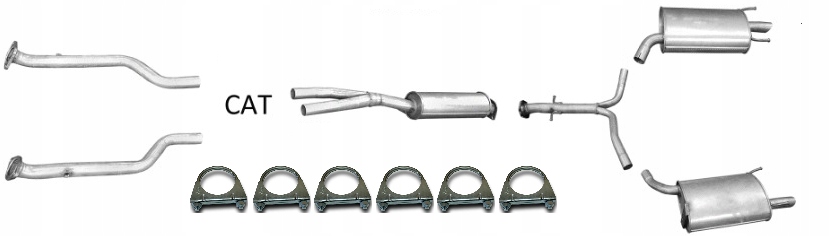 фото №1, Lexus gs 300 3.0 2005-04/2010 гаситель комплект