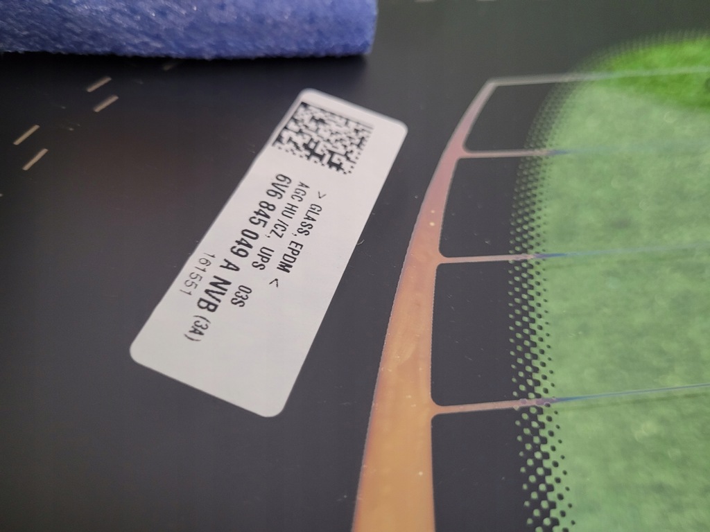 фото №8, Skoda fabia iii 3 6v6 hb скло задня задня w кришка 6v6845049 6v6845049a