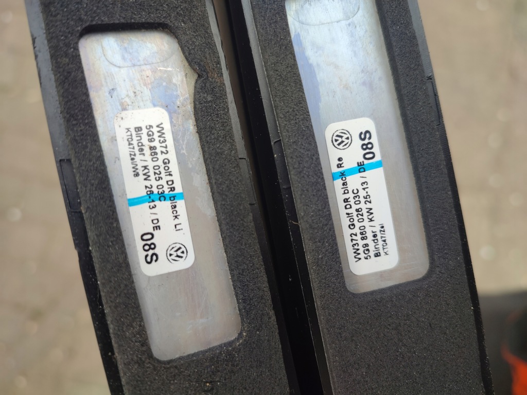 Vw golf 7 рейлінги дахові 5g986002603c , 2503c Недорого