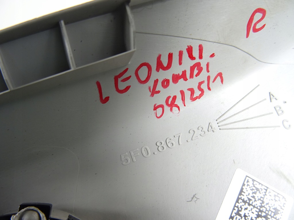 фото №8, 5f0867234 abc seat leon iii kombi захист обшивка стійка a правий перед