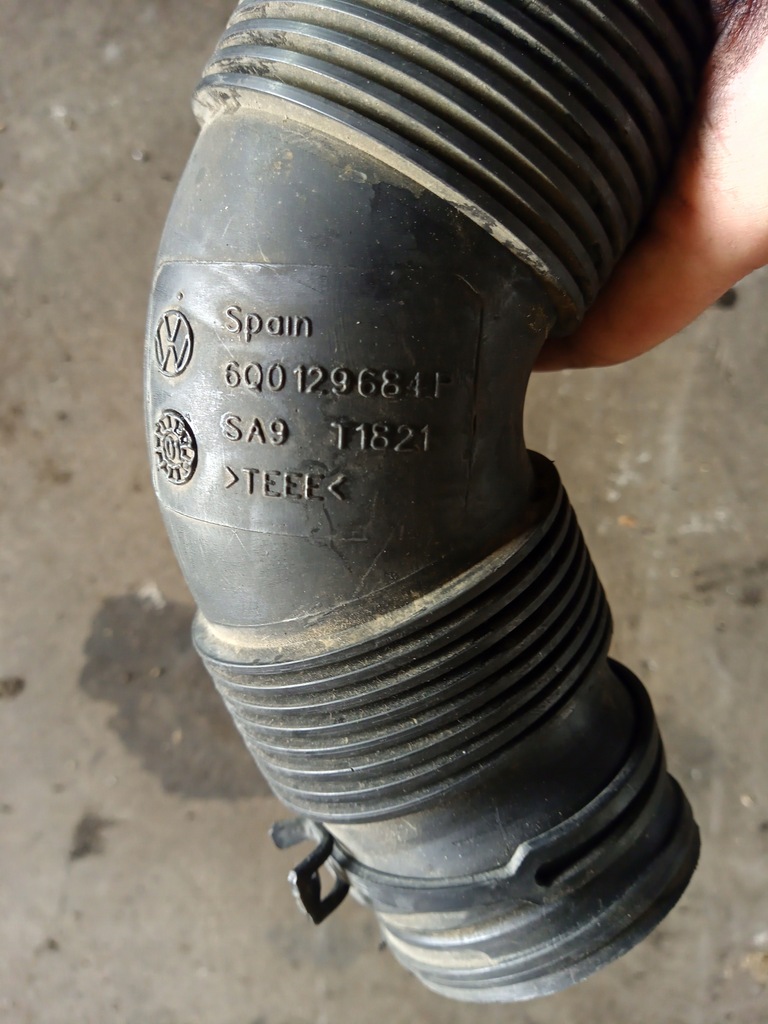 фото №5, Колектор всмоктуючий дросельна заслінка труба повітря 038129113f 6q0129684p 038128063