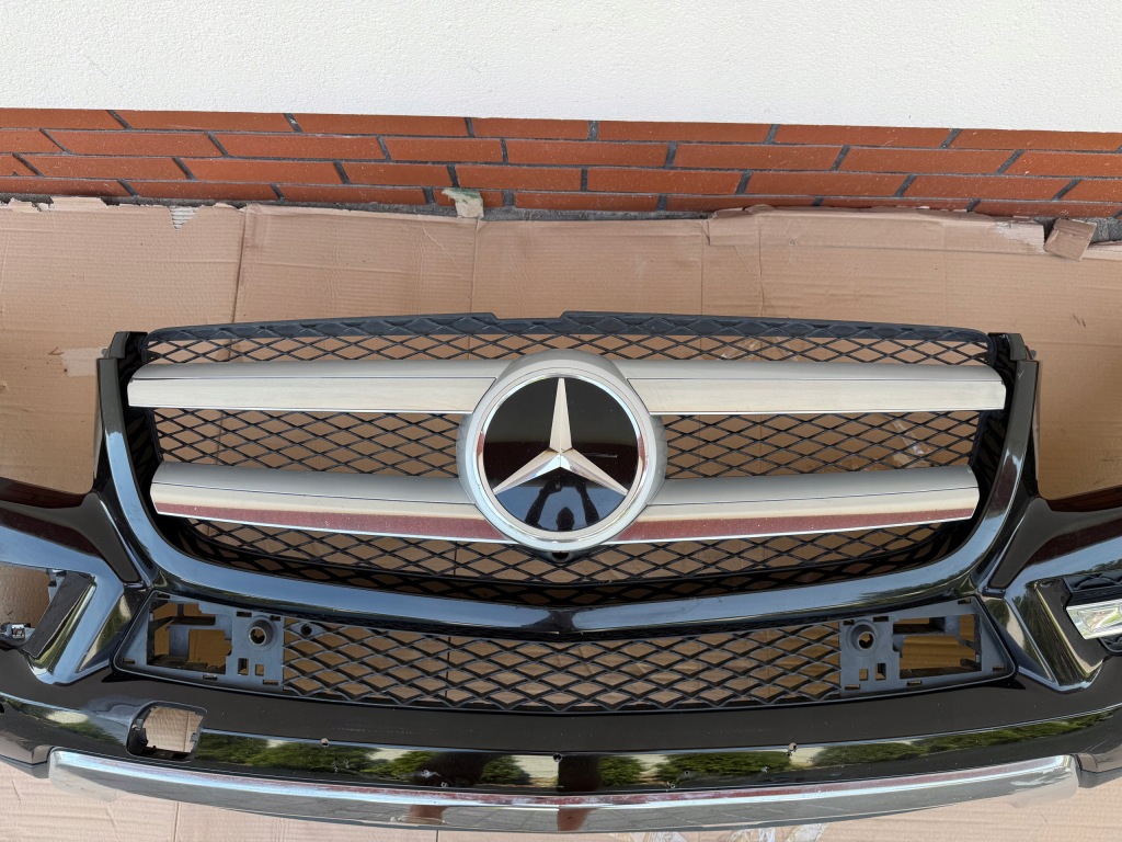 Mercedes gl x166 w166 13-17 бампер перед комплект  решётка радиатора ils демонтаж оригинал Киев