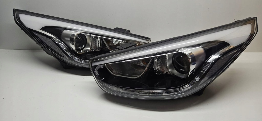 Купити Hyundai ix35 рестайлінг  лінза звичайна з led фара лівий правий фара