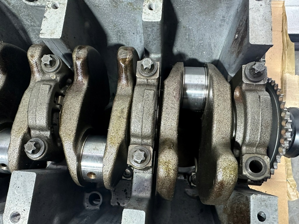 фото №7, Блок двигуна, wał колінчастий, mercedes 1.8 компресор, om271, r2710101405