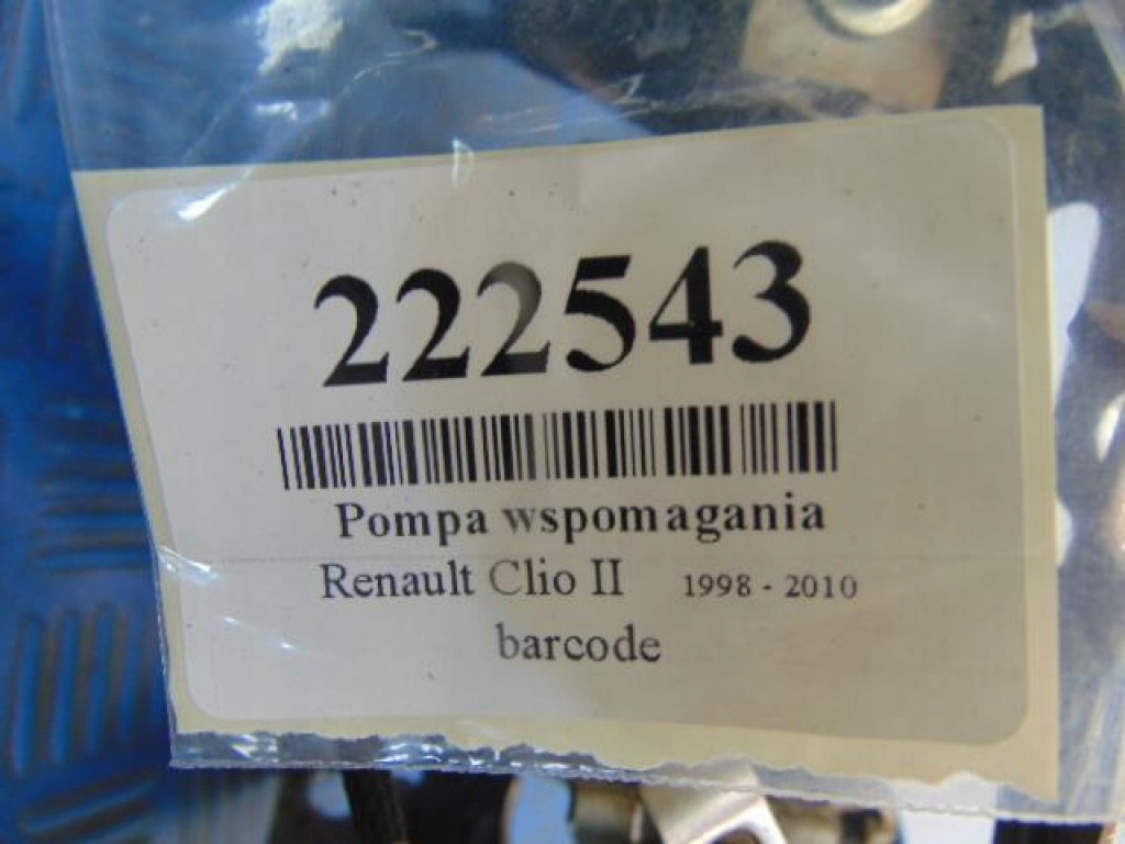 фото №9, Renault clio ii lift насос підсилювача електрична 7700437049