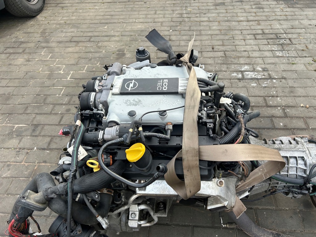 фото №10, Двигун kompletny + коробка передач передач бортовий комп'ютер swap opel omega b 2.5 v6 x25xe