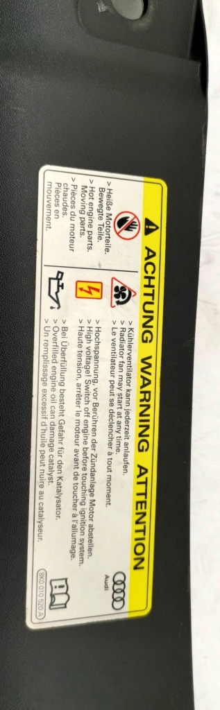 фото №6, Org молдинг бампера накладка защита поперечина верхний audi a6 s6 4g 4g0807081d