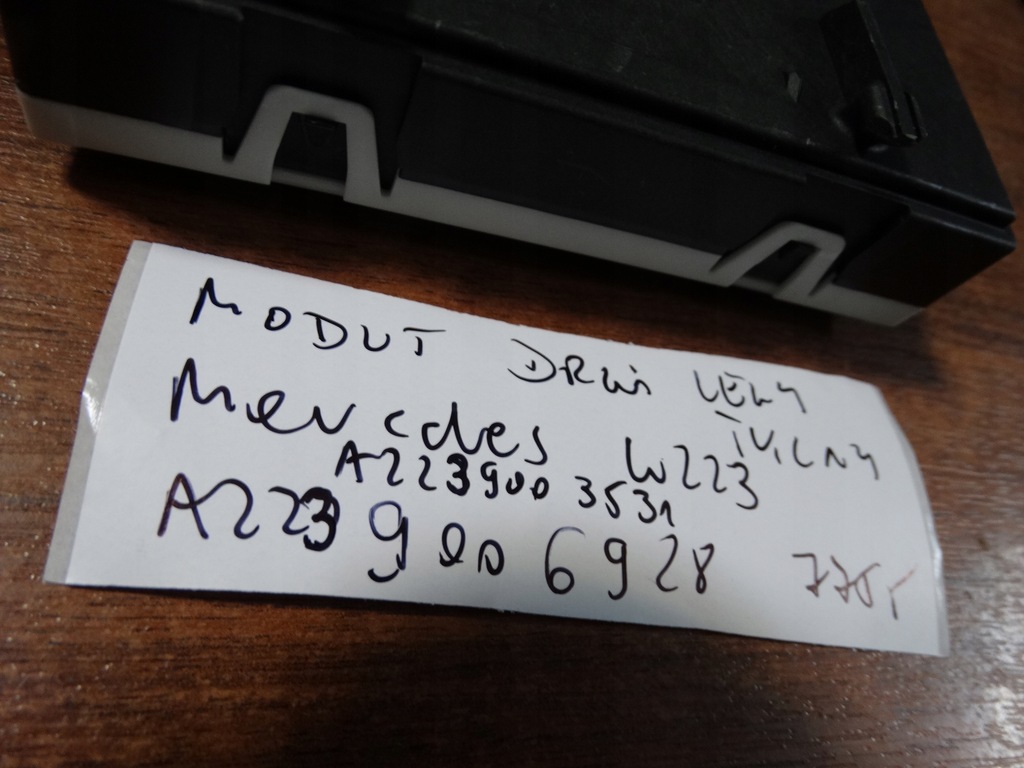 фото №4, Idealny модуль дверь левый задний mercedes w223 1