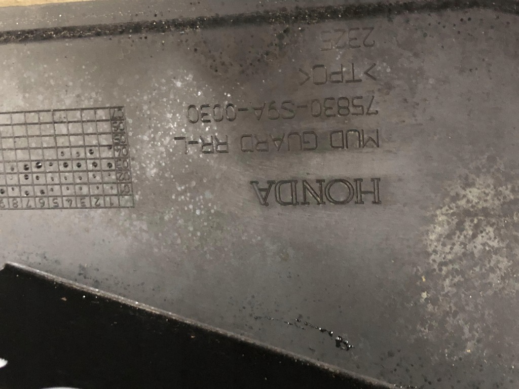 фото №5, Бризковики перед задня комплект honda cr-v ii przed lift 2002-2004r.