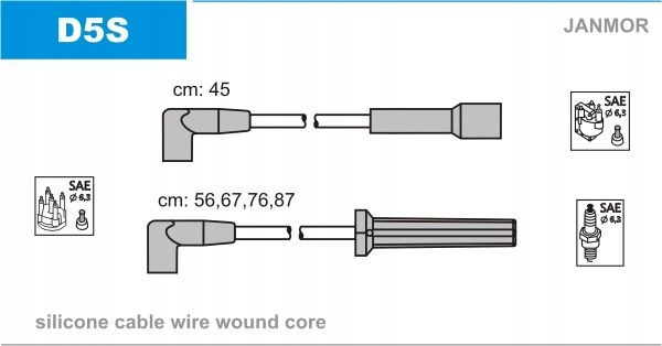 фото №2, Провода зажигания d5s janmor