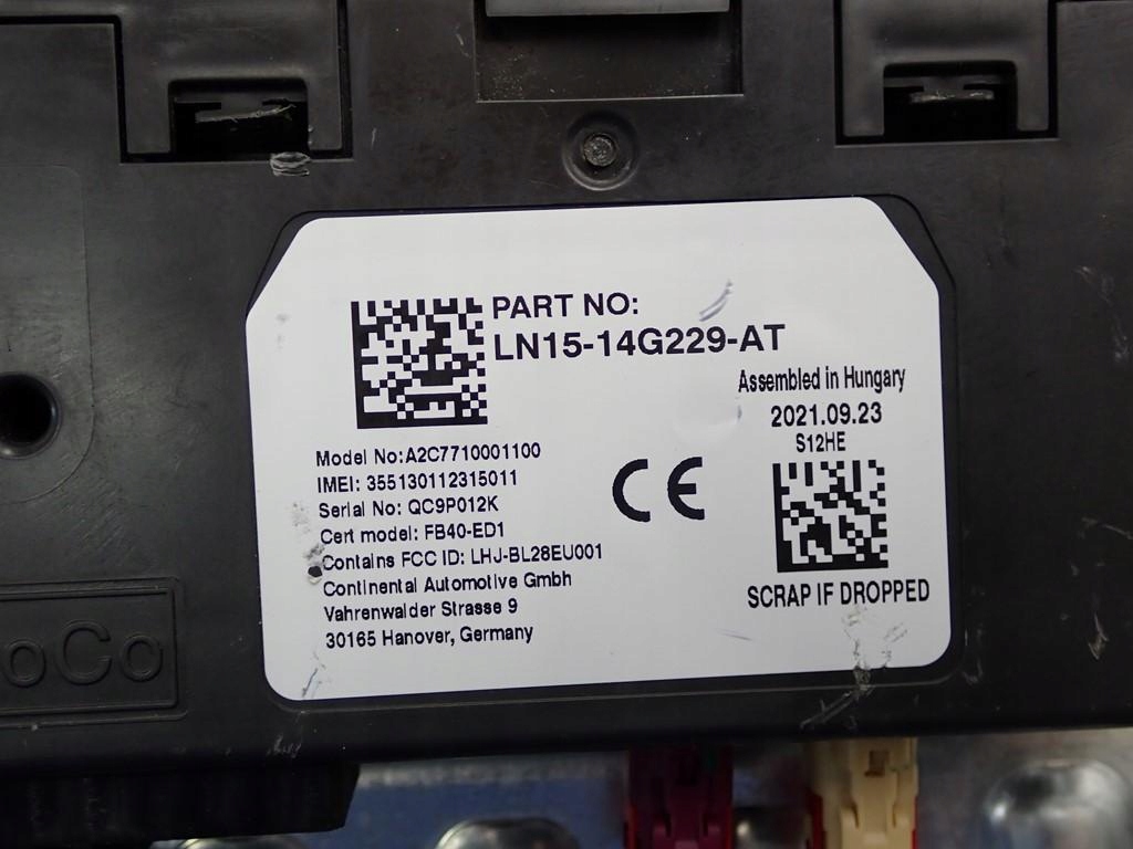 фото №3, Модуль блок управления bluetooth ford ecosport mk2 ii 21r