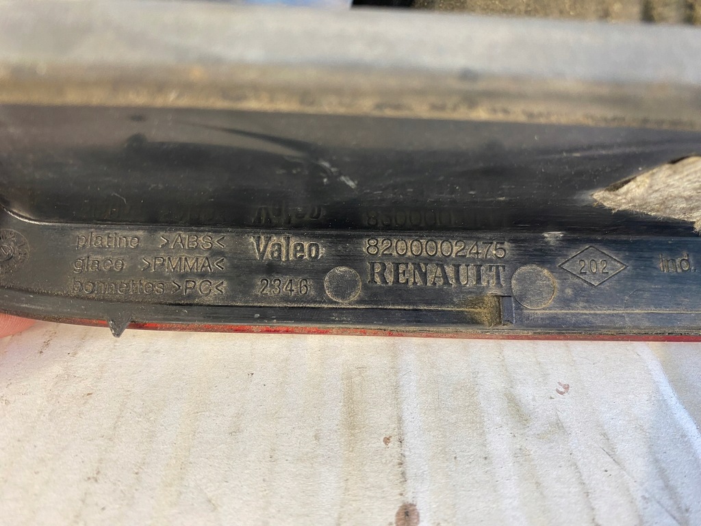 фото №3, Лампа ліва задня w кришка багажника renault laguna ii