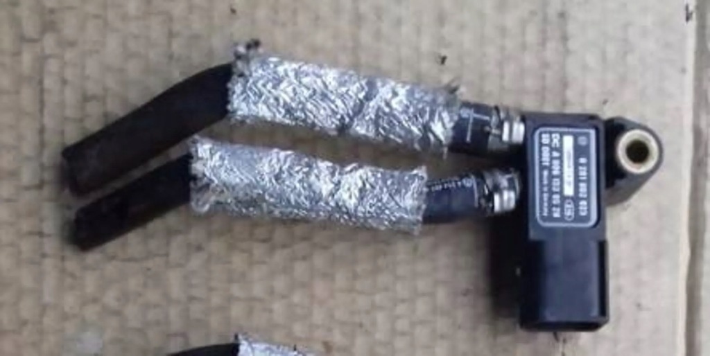 фото №1, Mercedes w221 датчик датчик давления выхлопных газов dpf