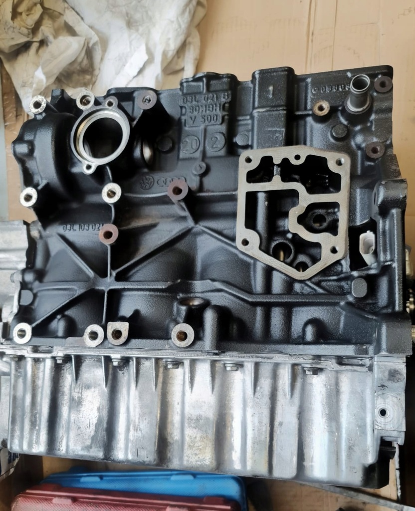 фото №11, Блок dół двигуна vw audi 2.0tdi cbab cba nowe кільця вкладиші комплект