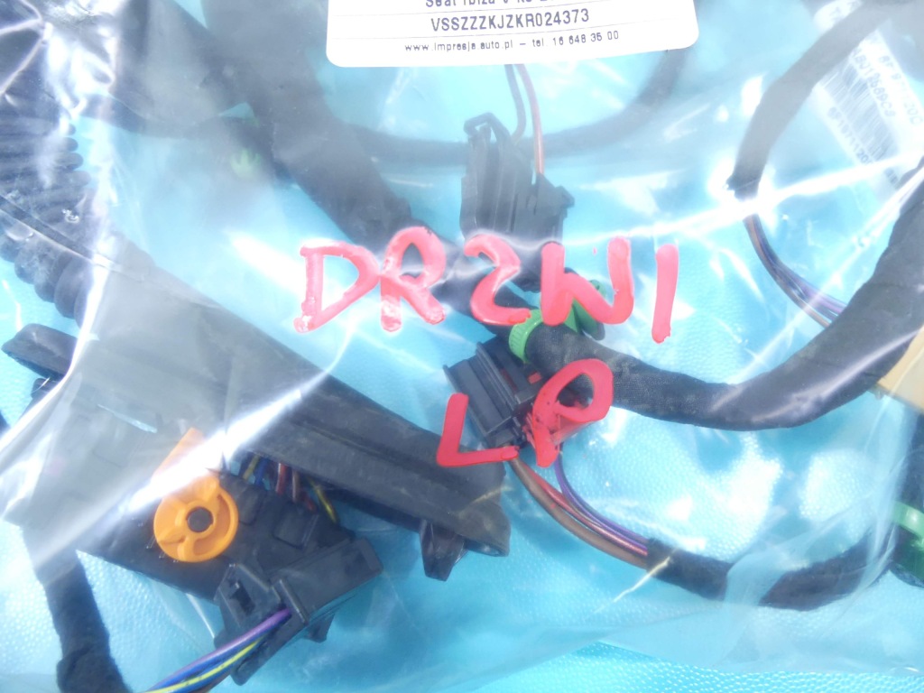 фото №8, Электропроводка жгут дверь перед левых seat ibiza v kj 6f 6f1971120d