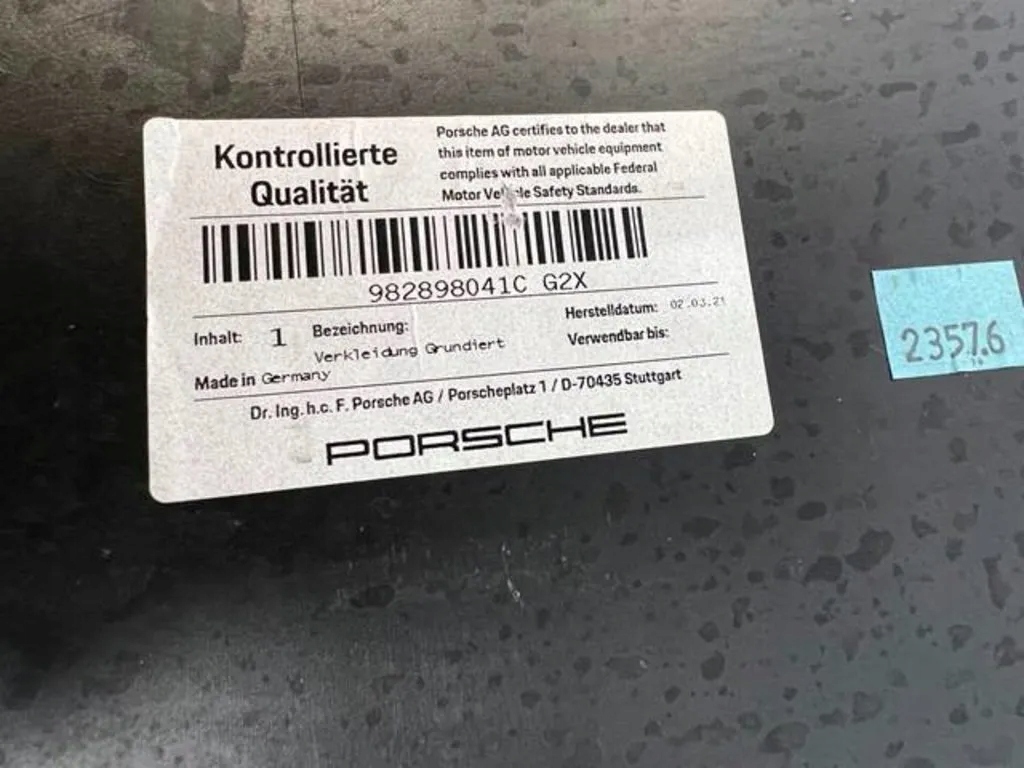 фото №11, Бампер перед 982 boxter cayman 9828980410