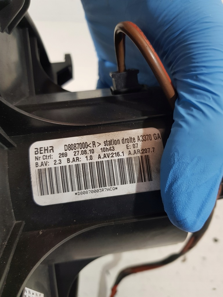 фото №9, Вентилятор обдув d8087000 opel zafira b eur