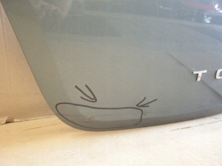 фото №2, Seat toledo 2005 крышка багажника задняя