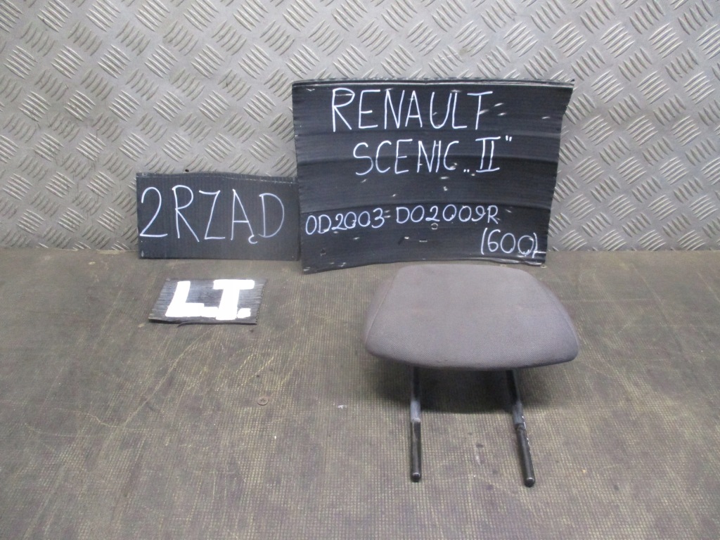 фото №2, Подголовник левый задняя 2rząd renault scenic ii 03-09r