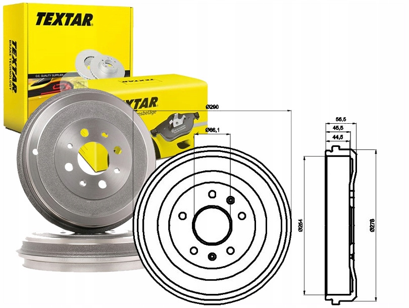 фото №1, Тормозные барабаны тормозные задняя land rover freelander 1.8 2.0d