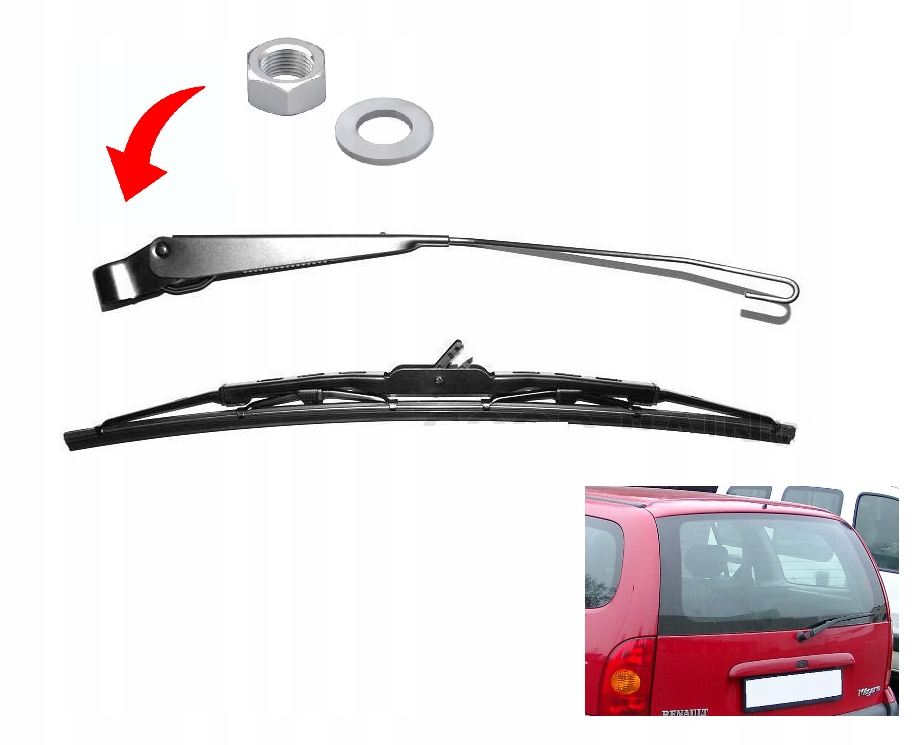 фото №1, Важіль задня двірники renault megane kombi 1.6